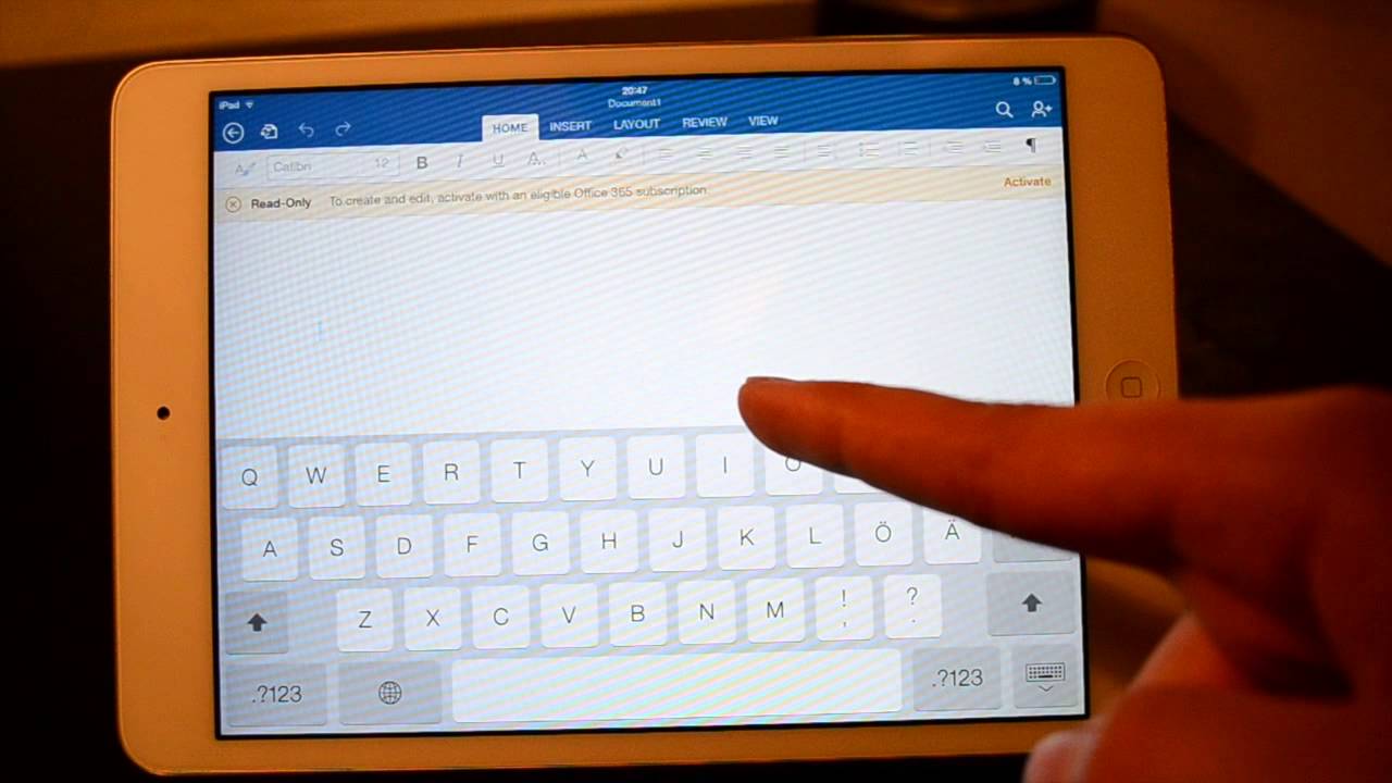 Microsoft Office Word iPad App Review YouTube
